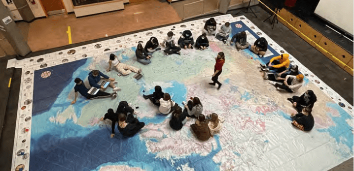 Classroom Experience with Resources – Canadian Geographic Floor Maps – Delivered Directly to Your School!