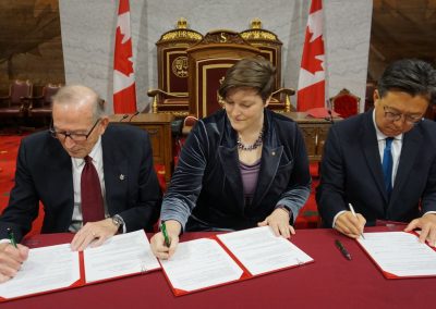 Signature du protocole d'accord