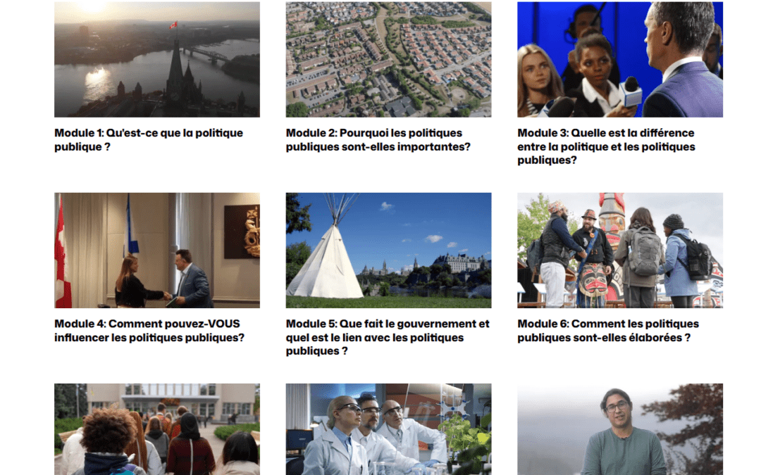 Politique 101 : outiller les jeunes pour comprendre et façonner les politiques publiques